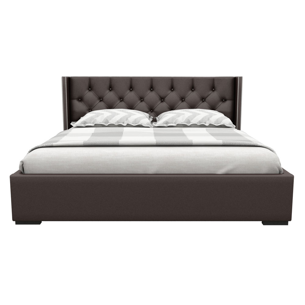 Deep Brown Bed -King size